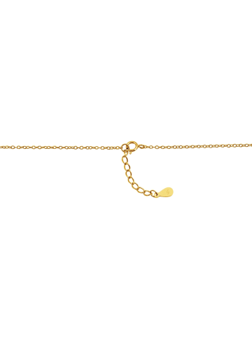 Adeliás Damen Halskette mit Anhänger – aus 925 Silber in gold
