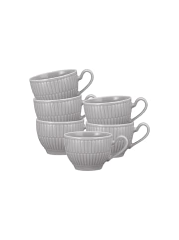Seltmann Weiden 6er Set Espressotassen Amina 0,1 l in Silbergrau