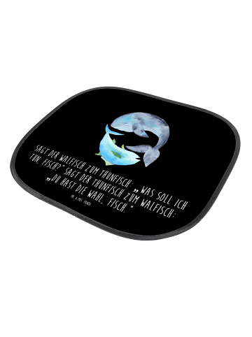 Mr. & Mrs. Panda sonnenschutz Walfisch Thunfisch mit Spruch in Schwarz