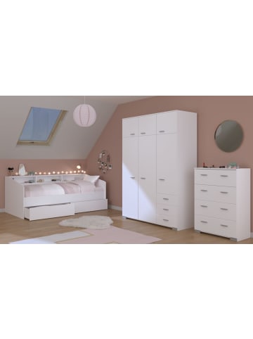 Parisot Kinderzimmer Set 3-tlg. Kleiderschrank Kommode Bett 90x200 cm