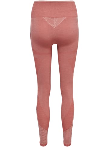 Hummel Hummel Tights Hmlmt Yoga Damen Atmungsaktiv Feuchtigkeitsabsorbierenden Nahtlosen in WITHERED ROSE/ROSE TAN MELANGE