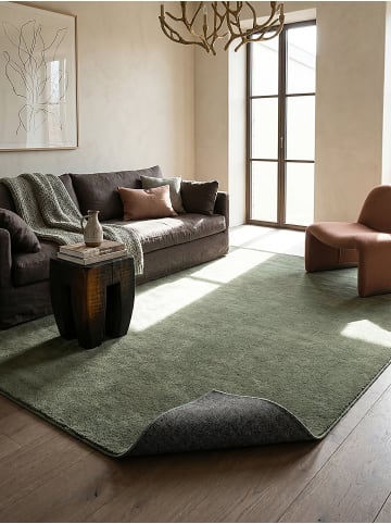 KADIMA DESIGN Teppich Hochflor einfarbig, rutschhemmend und fußwarm