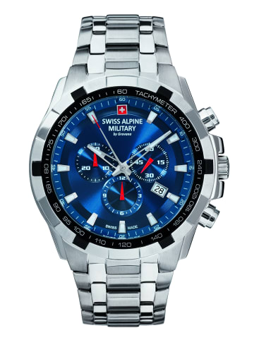 Swiss Alpine Military by Grovana Chronograph für Herren in blau