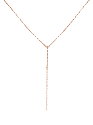 Elli Halskette 925 Sterling Silber Figaro in Rosegold