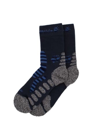 Jack Wolfskin Accessoires Hiking Stripe Classic socks in Blau