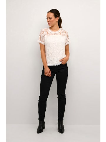 Cream Kurzarm-Bluse CRKit Regular fit in Snow White