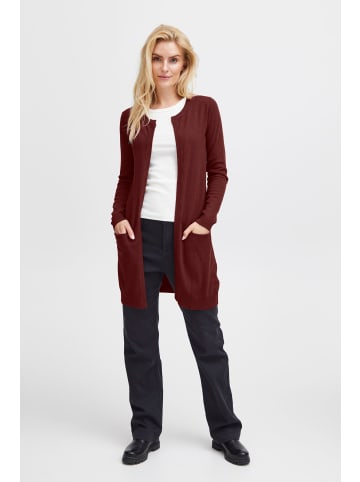 PULZ Jeans Strickjacke in rot