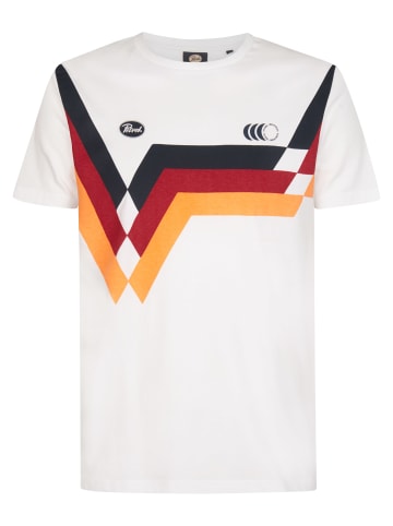 Petrol Industries Fußball-T-Shirt Deutschland in Weiß