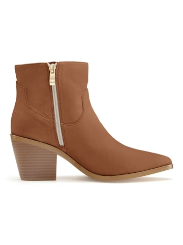 LASCANA Stiefelette in camelfarben