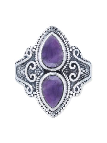 mantraroma 925er Silber - Ringe mit Amethyst