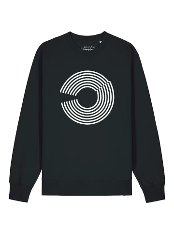 wat? Apparel Sweatshirt Abstract 01 in Schwarz
