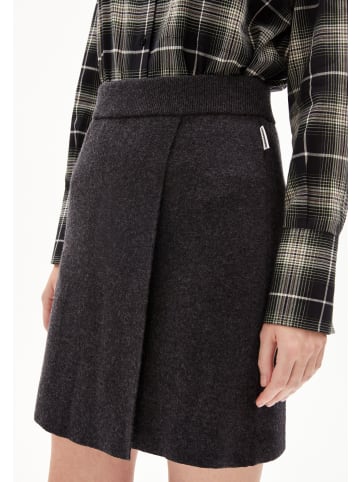 armedangels Minirock mit Wollanteil Darlaa in anthrazit - 0001