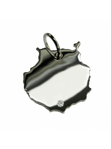 Schmuckador Gran Canaria Anhänger mit Brillant 0,015ct 925 Silber in silber