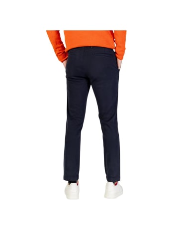 Borghese Blau Baumwolle Skinny-Hose