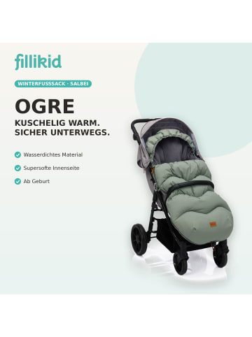 fillikid Winterfußsack Ogre Exklusiv in Salbei