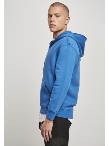 Urban Classics Zip-Kapuzenpullover in sporty blue