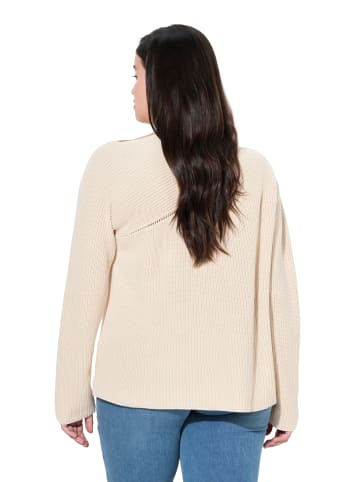 Ulla Popken Pullover in perlweiß