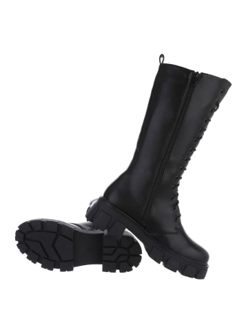 Ital-Design Stiefel in Schwarz