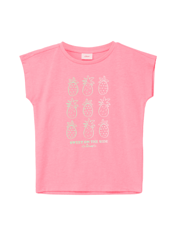 s.Oliver T-Shirt kurzarm in Pink