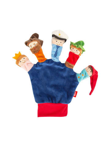 Sigikid Fingerpuppen-Spielhandschuh Kasperltheater My Little Theatre in dunkelblau/bunt