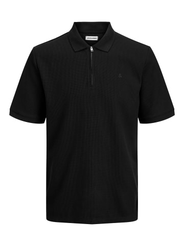 JACK & JONES PLUS Poloshirt in Black