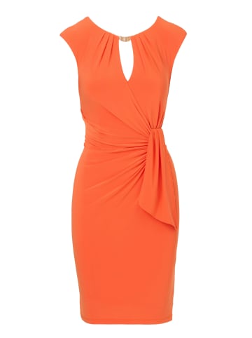 Adrianna Papell Kurzes Jerseykleid Keyhole Jersey Short Dress in Papaya