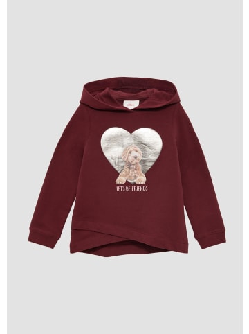 s.Oliver Sweatshirt in 4581_bordeaux