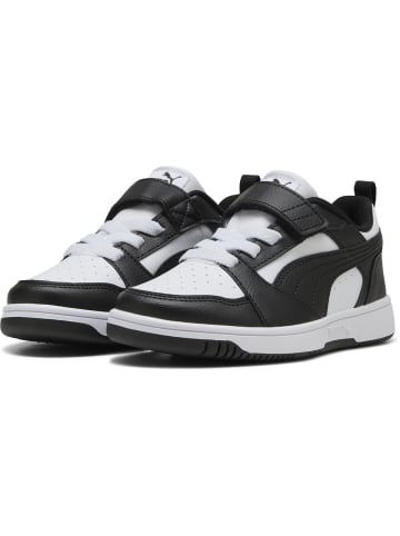 Puma Kinder Sneaker "Rebound V6 Lo AC+ PS" in Weiß