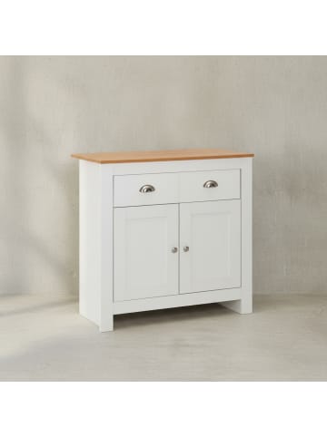 KADIMA DESIGN Sideboard mit 2 Schubladen 79x81x34,5 cm Kommode / Eiche Modern,