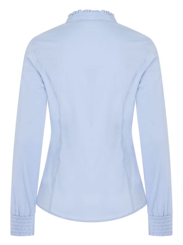 More & More Stretchbluse in italian blue