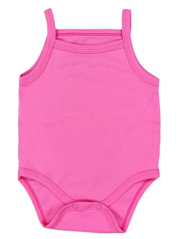 TupTam Mädchen Babybody mit Spagettiträger Sommer 5er Pack in pink/lila