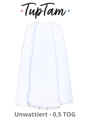 TupTam Babay Schlafsack Pucksack Round in weiß/beige