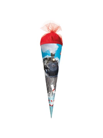 Geschenk-Schultüte klein 35 cm Lokomotive