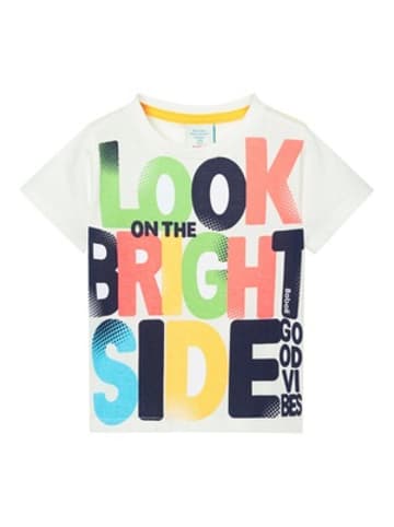 Boboli T-Shirt Look On The Bright Side in Mehrfarbig