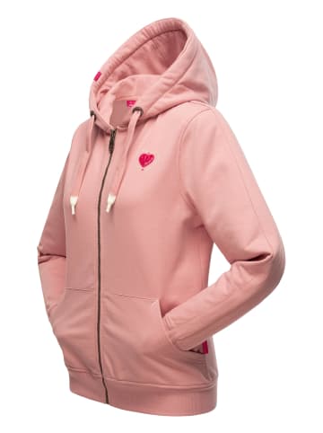 Navahoo Kapuzensweatshirt Cremetörtchen in Powder Rose