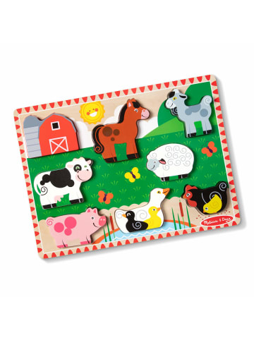 Melissa & Doug Farm Chunky Puzzle 8 tlg.- ab 3 Jahren