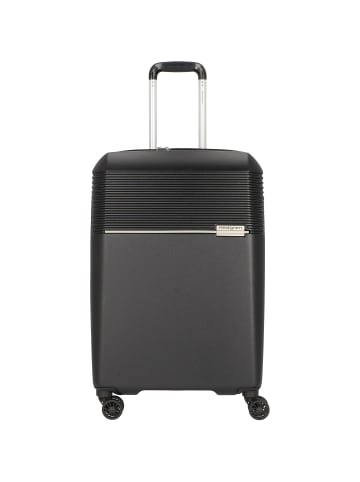 Hedgren Lineo Stripe M 4-Rollen Trolley 66 cm in black