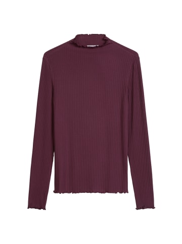 Marc O'Polo DENIM Ripp-Longsleeve slim in Rhubarb Jam