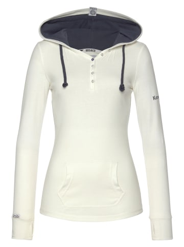 Kangaroos Kapuzenshirt in Offwhite