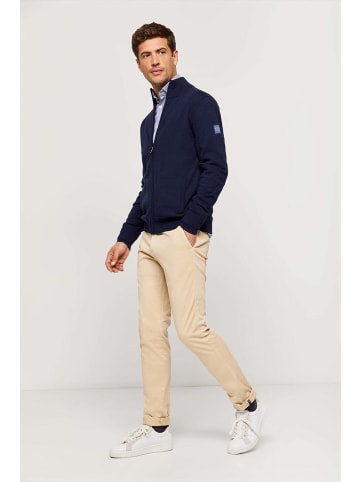 Polo Club Cardigan in Navy Blau