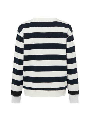 Marie Lund Shirt in marine weiß - 0002