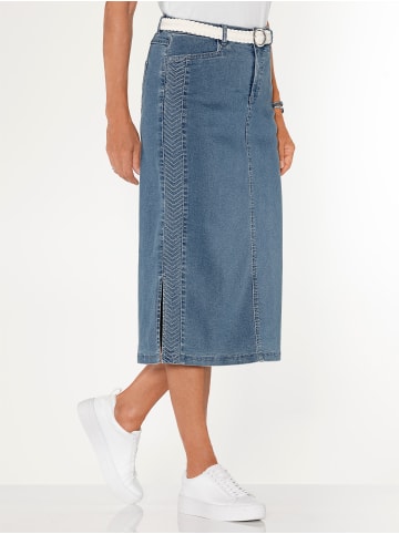 WITT WEIDEN Jeans-Rock in blue-bleached