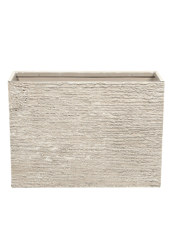 Beliani Outdoor Blumentopf EDESSA in Beige - (W) 70 x (H) 50 x (L) 29 cm