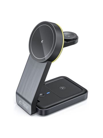 Tech Protect Tech-Protect QI15W A28 induktives MagSafe 3in1 Ladegerät mit Stander