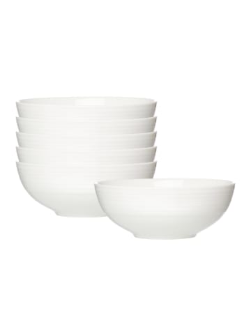 Ritzenhoff & Breker 6er Set Servierschalen Levi Ø 17,5 cm in weiß