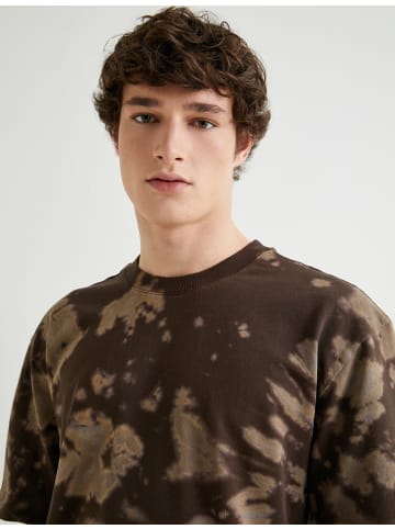 KOTON T-shirt in Kachel Gemustert