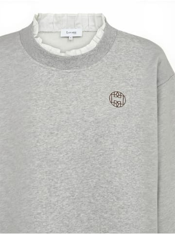 Levete Room Pullover LR-NUKA in 99110 LT GREY MELANGE