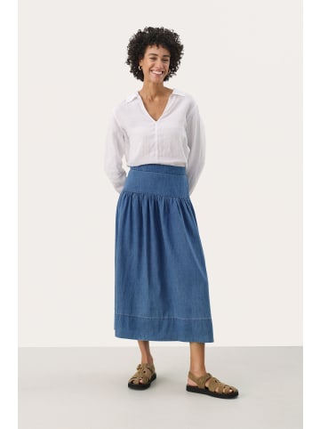 PART TWO Rock NelliaPW A-shape in Medium Blue Denim