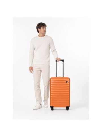 BRIC`s Nausicaa 4 Rollen Trolley L 78 cm mit Dehnfalte in orange