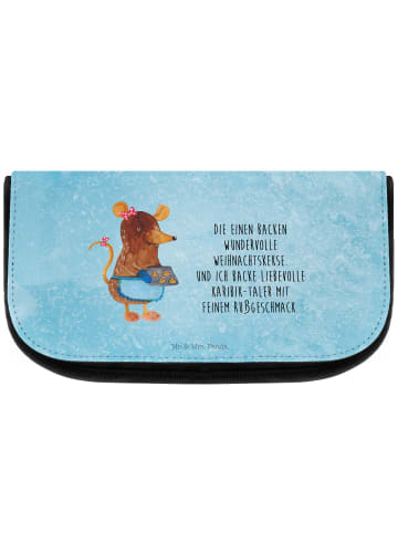 Mr. & Mrs. Panda Kosmetiktasche Maus Kekse mit Spruch in Eisblau